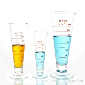 High Borosilicate Triangle Measuring Cups: Industrial Measurement Laboratory Tools with Scale, Available in 250ml, 500ml, 1000ml, and 2000ml Capacities
